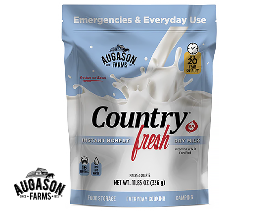 AF: Country Fresh® 100% Real Instant Nonfat Dry Milk Pouch